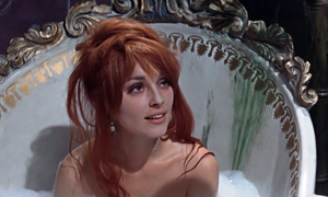 Sharon Tate in bathtub scene in "The Fearless Vampire Killers!"