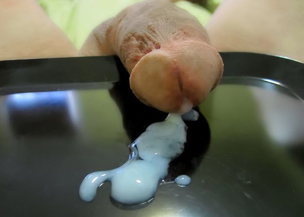 Eating my own cum when release is allowed is the house rule!
