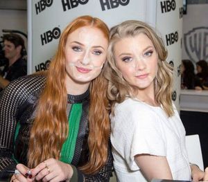 Natalie Dormer and Sophie Turner Fake Cumshot