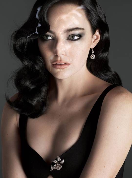 Emma Stone Fake Cumshot