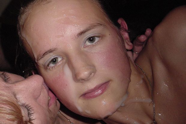 licking cum