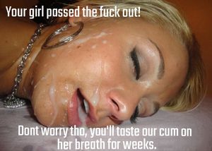 Enjoy the taste of your gf mouth when you kissing it :)