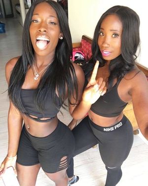 In full workout mode.