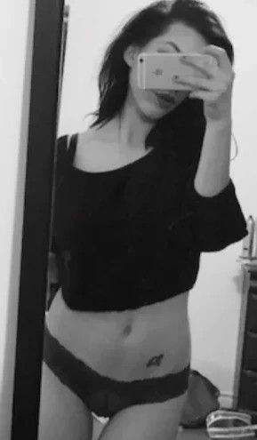 Sexy brunette tease