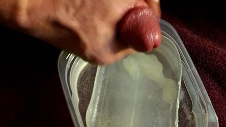 my big hard cock pumping out a huge load for me to gulp