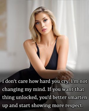 Secretly, of course, Princess loved seeing Uncle Steve cry; in fact, the more he cried, the wetter she got...