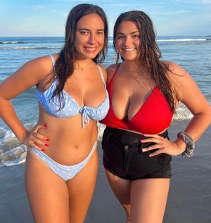 Alexa and friend bikinis