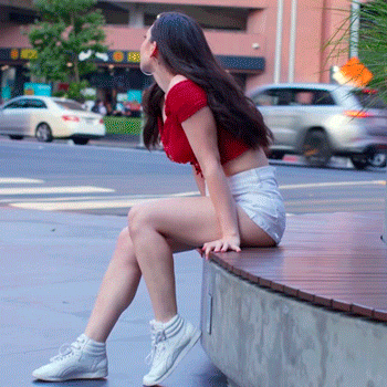 Lily on Public