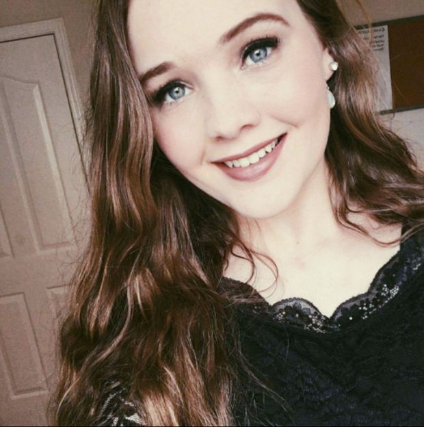 Selfie of a beautiful babe
