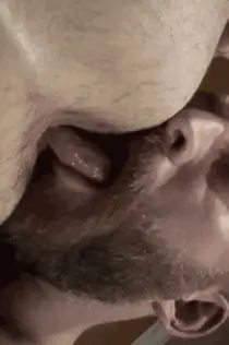 Bearded guy enjoying the taste of his buddy's anus