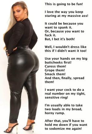 When I'm with her, I'm insatiable!