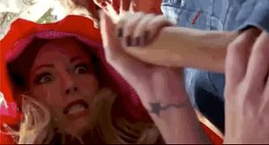 Red could not believe her eyes