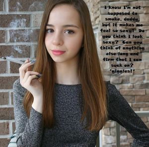 Daddy caught me smoking