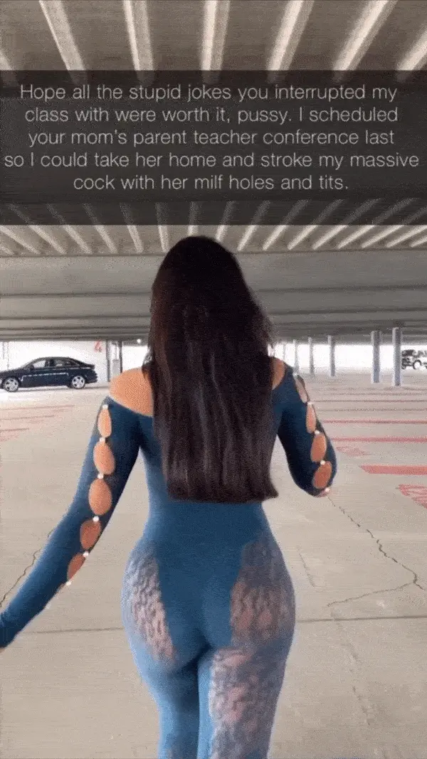 Bimbo mom dresses like a slut to meet with sons teacher