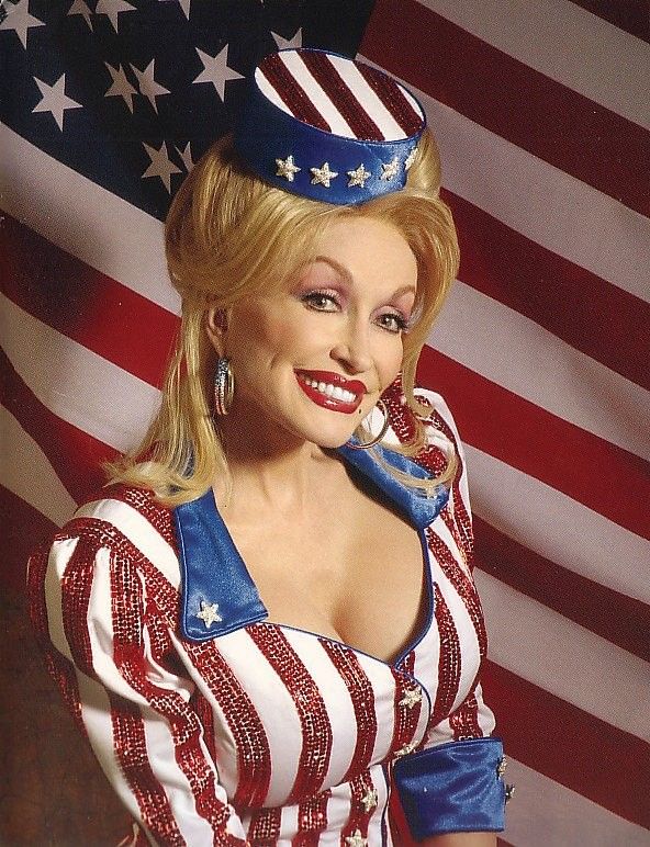The busty patriot.