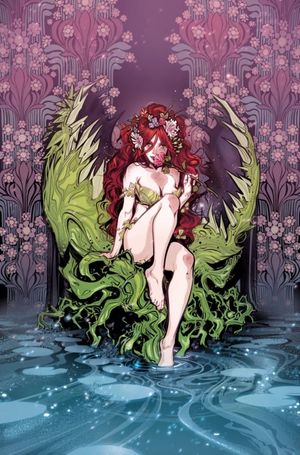 Poison Ivy smelling a rose
