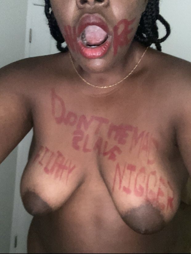 Humiliated slave