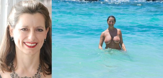 Topless Beach MILF