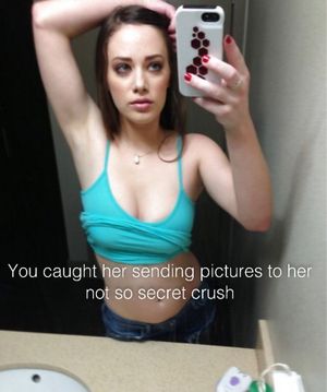 Your gf's crush has seen her tits