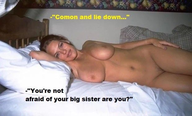 Big sis lie down