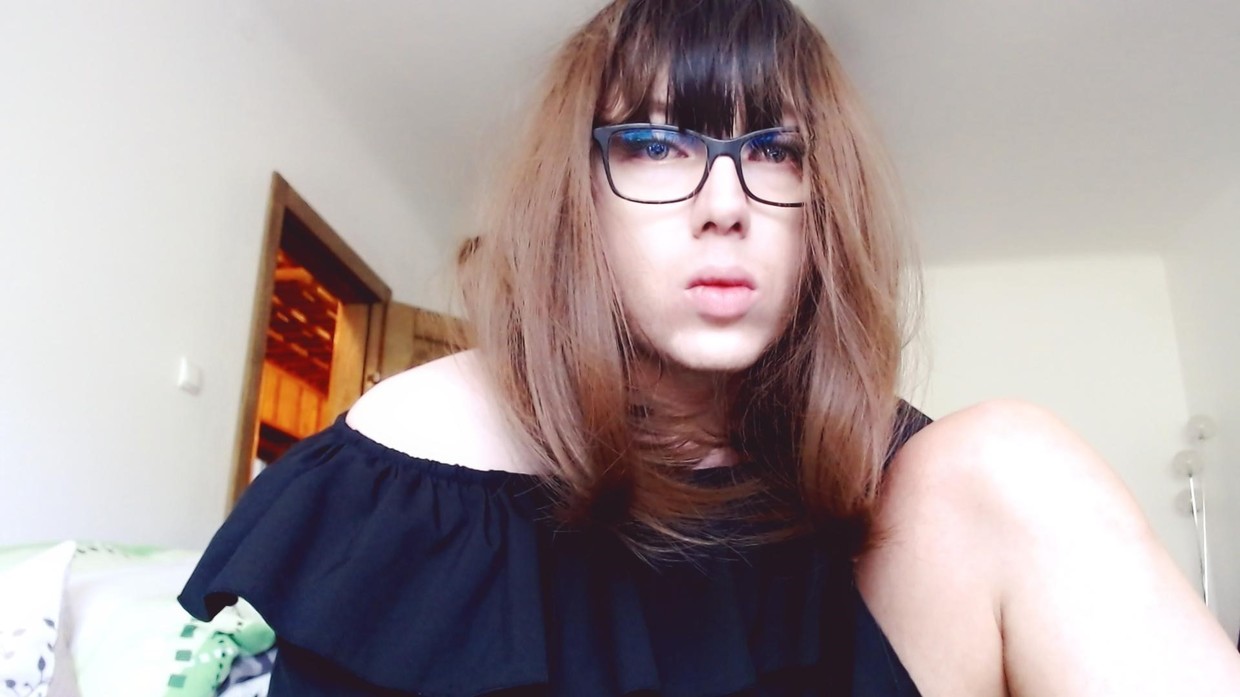 Cute sissy nerd