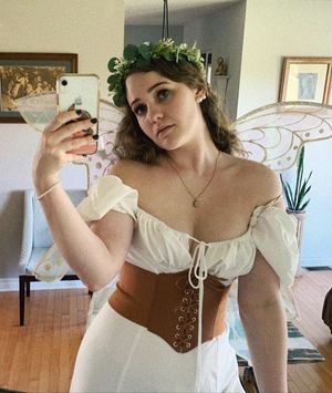 Cute servant dresses up for her master's pleasure