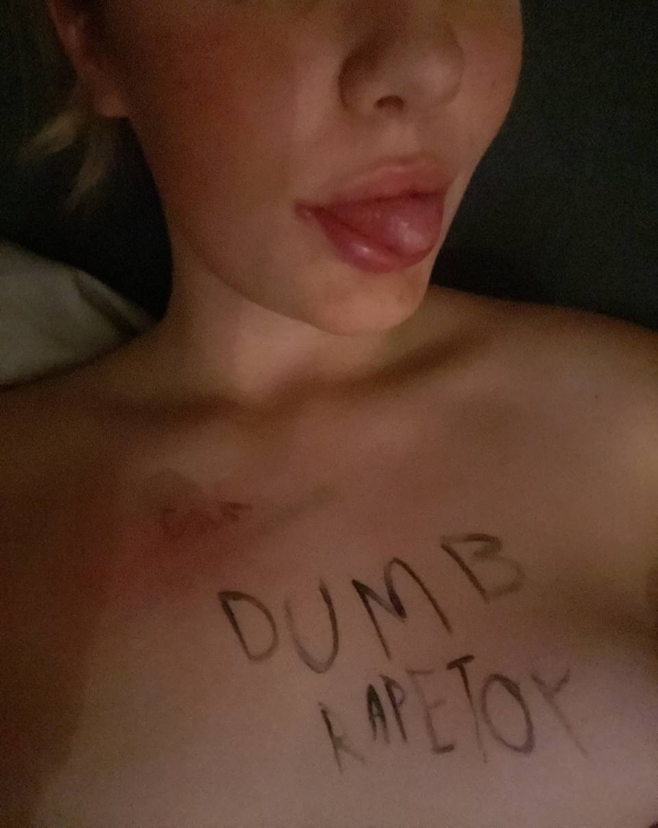 Humiliated slave