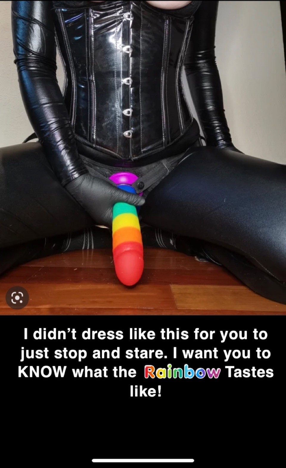 Just think of it like one big skittle flavored lollipop