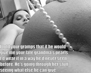 My girlfriend really had her eye on those pearls and made sure she got them