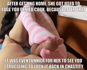 Edged and denied in the most creative ways