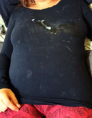 Sperm stains, fresh and dried