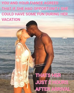 His black cock in her white pussy