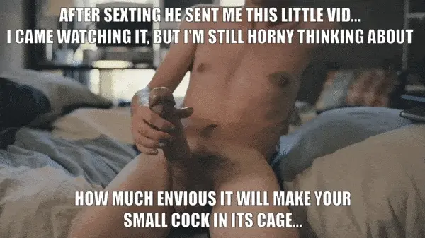 Her sexting with you never ends up with you cumming