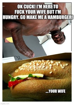 Juicy pussy burger!