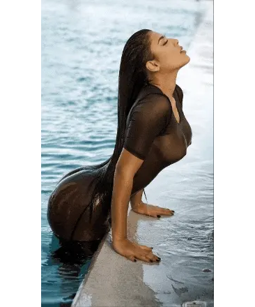 More see thru & braless