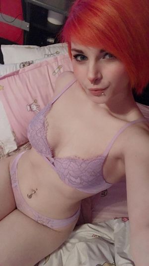 Selfie só com as roupas de baixo