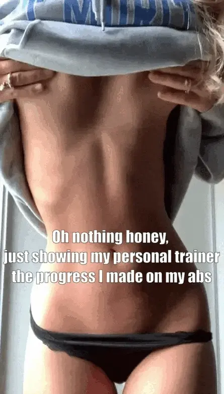 Even though my girlfriend went to the gym everyday she often didn't bring a gym outfit