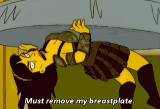 Lucy Lawless in “The Simpsons”