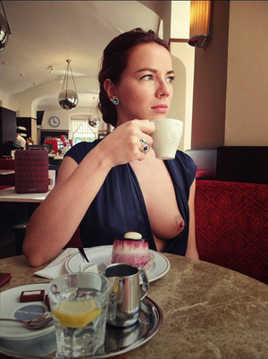 The desert is served