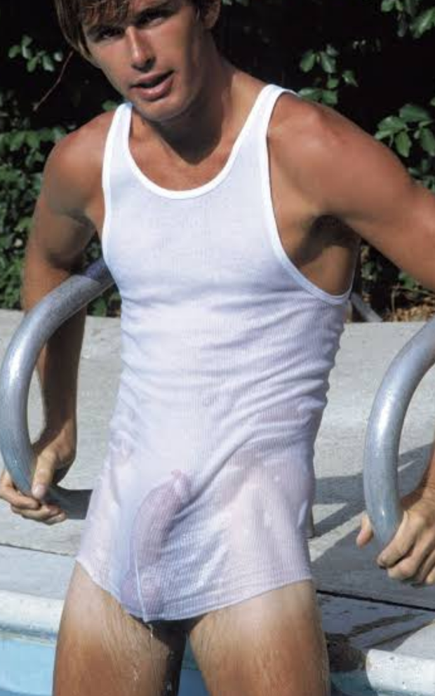 Wet t-shirt dick print