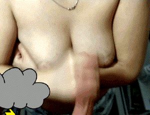 Me hace correr en sus tetas