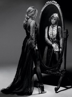 Amanda Seyfried in stockings