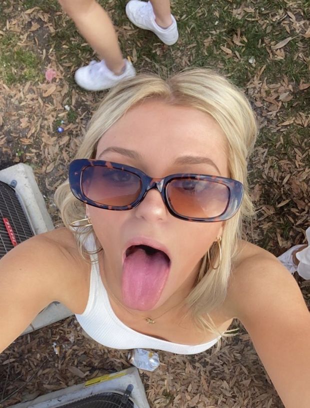 Showing where she wants it