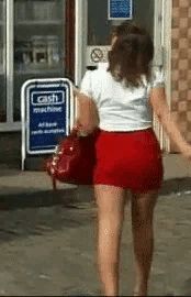 CORRIE'S ROSIE WEBSTER IN SEXY OUTFIT ON COBBLES IN REVERSE GIF!!!