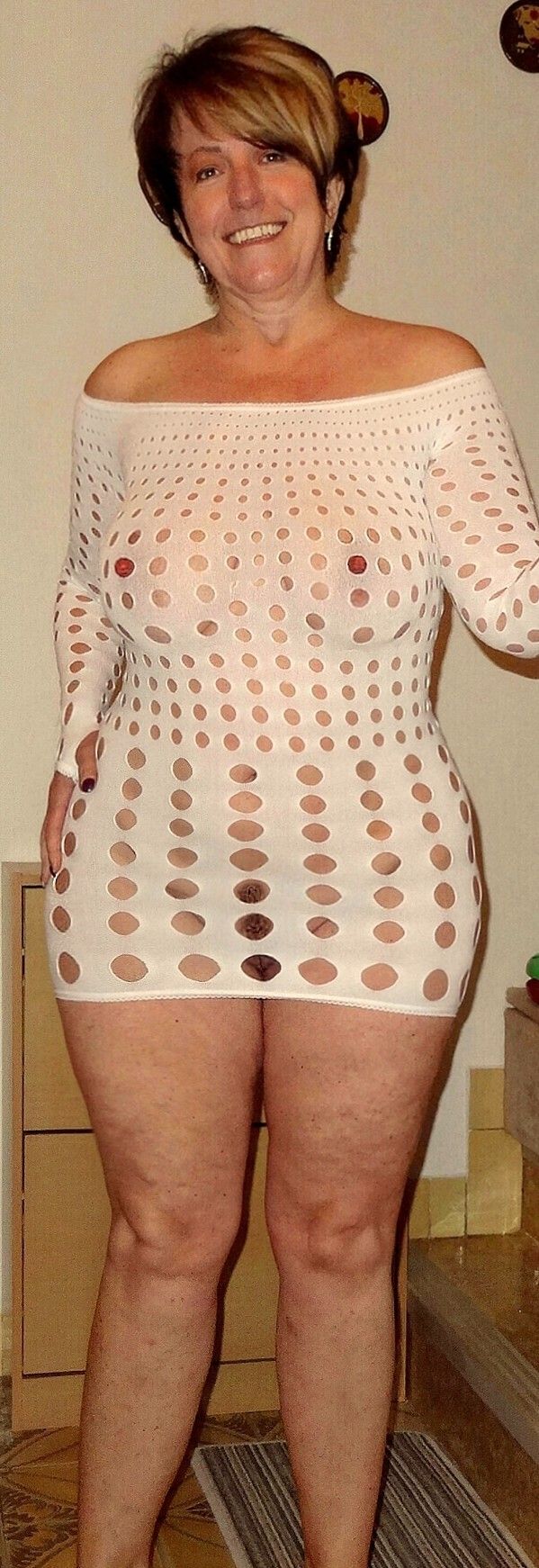 My wife at a swingers party.