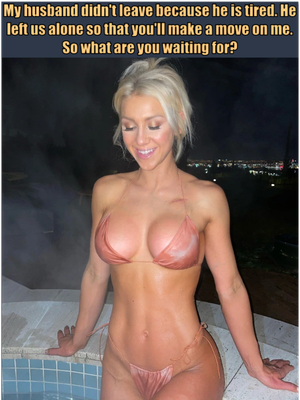 This bikini always works...