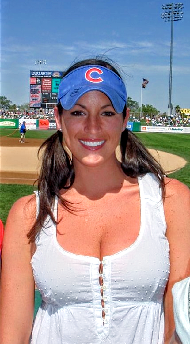 Beautiful brunette Sarah Spain big tits