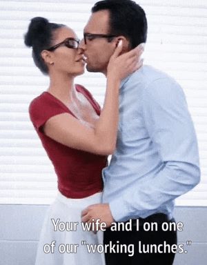 A working lunch with your cheating wife