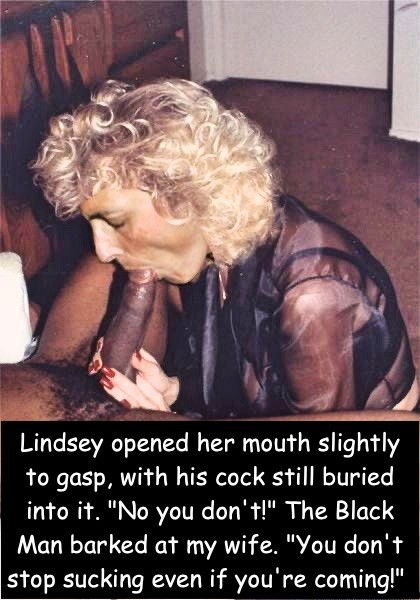 Lindsey doesn't stop sucking even while she's cumming