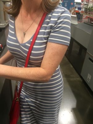 Wearing your key for all to see at the market.